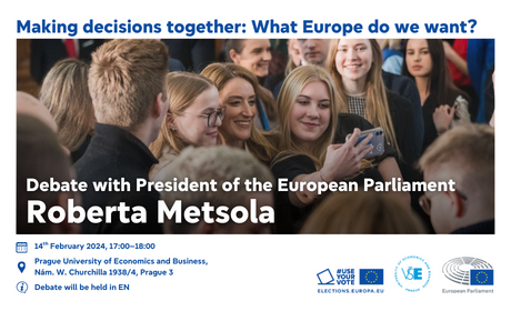 Invitation to a meeting with Roberta Metsola