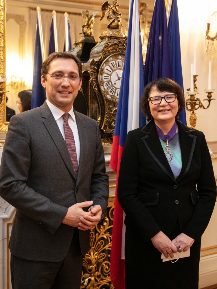 Rector of Prague University of Economics and Business Received Highest French Honour for Merits in Education