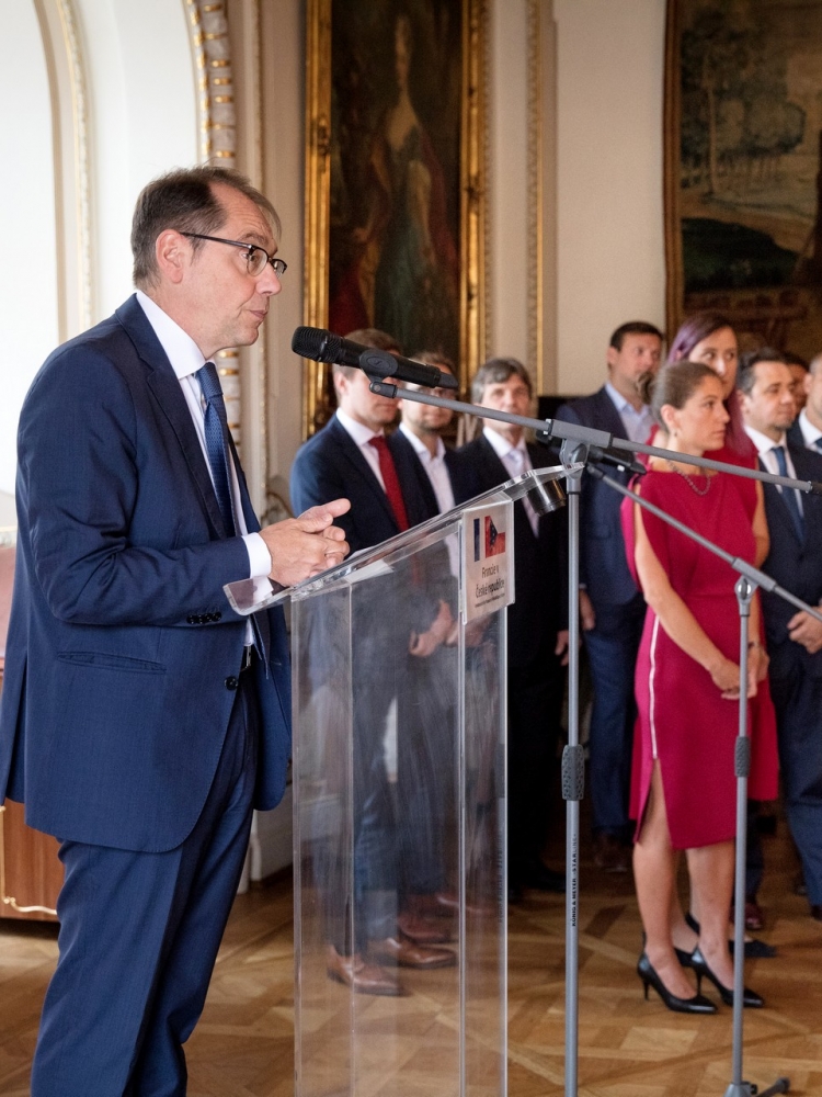 Graduation ceremony of the French-Czech double degree program MBA