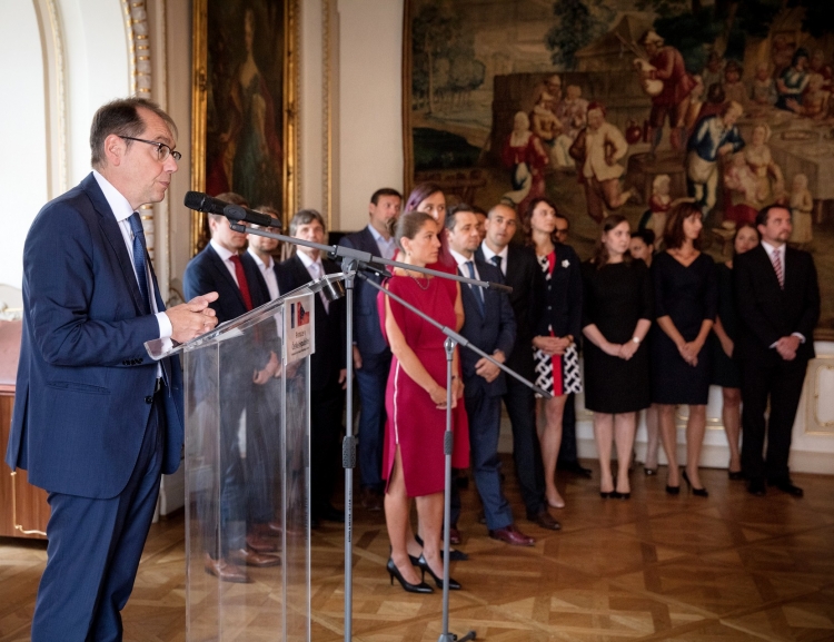 Graduation ceremony of the French-Czech double degree program MBA