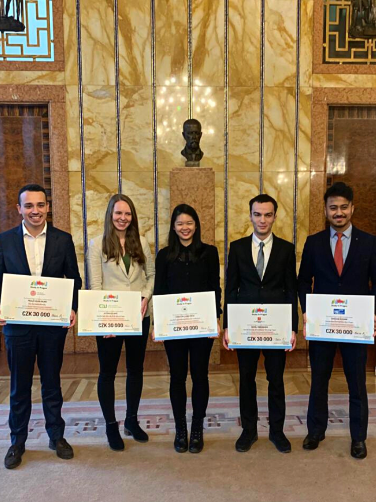 Student of Master in Management Programme was awarded Professor Miroslav Vlček Scholarship