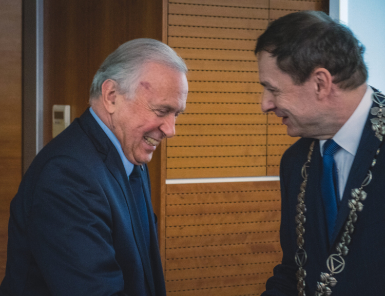 prof. Ing. Vojtěch Krebs, CSc. received the Commemorative Medal of the Prague University of Economics and Business