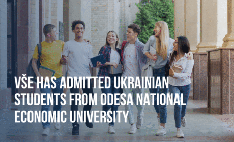 VŠE has admitted six Ukrainian students from Odesa National Economic University