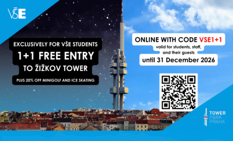 Experience Prague from a New Perspective: Special 1+1 Offer for VŠE at the Žižkov Tower