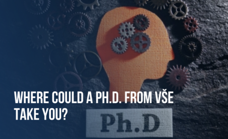 They lead teams and make strategic decisions. Where could a Ph.D. from VŠE take you?