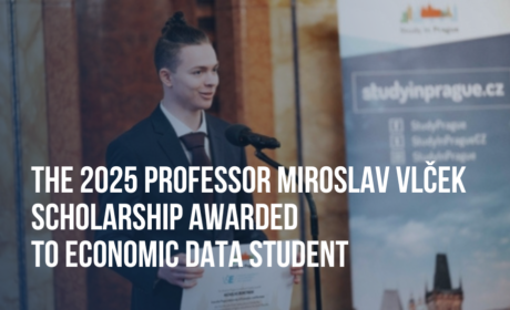 The 2025 Professor Miroslav Vlček Scholarship Awarded to Outstanding Economic Data Student