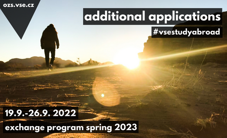 Additional Application Period for Exchange Programme Abroad in Spring Semester 2023