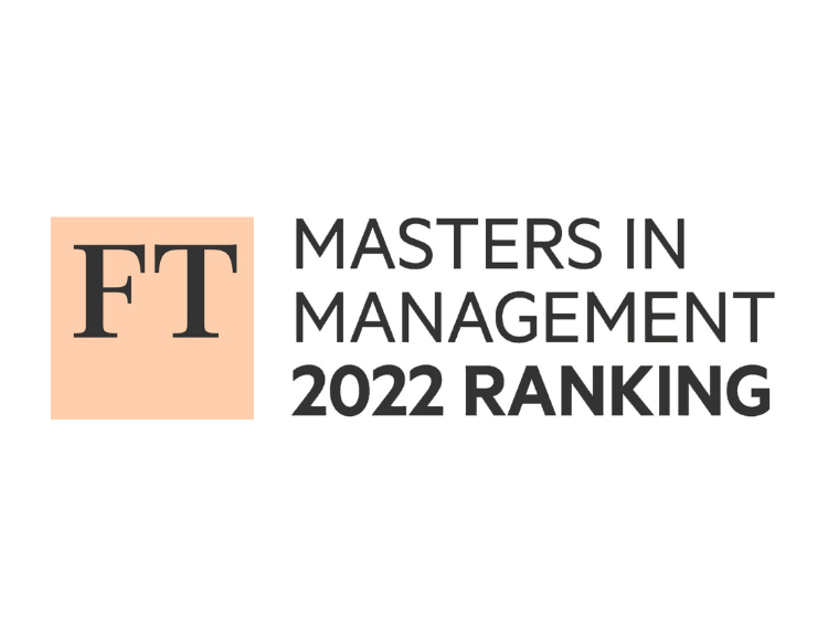 FBA’s Master in International Management/CEMS makes TOP 25 list in 2022 ranking by Financial Times