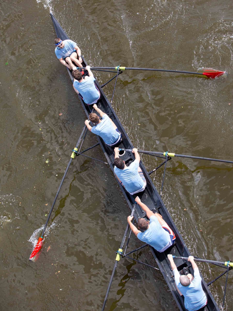 The VŠE crew finished sixth at the University Eights