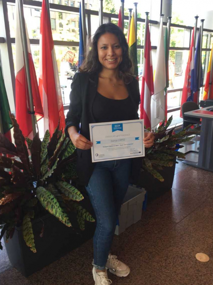 MOS student visited European Statistical Week in Eurostat