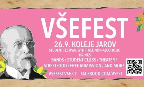 University invites you to the VŠEFEST festival /26.9./