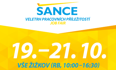 Navštivte veletrh pracovních příležitostí ŠANCE /19.-21. 10./