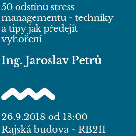 Absolventská středa – přednáška o stress managementu (26.9.)