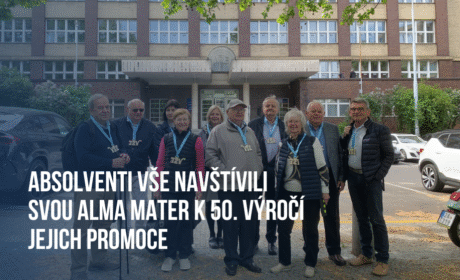 Absolventi VŠE navštívili svou alma mater k 50. výročí jejich promoce