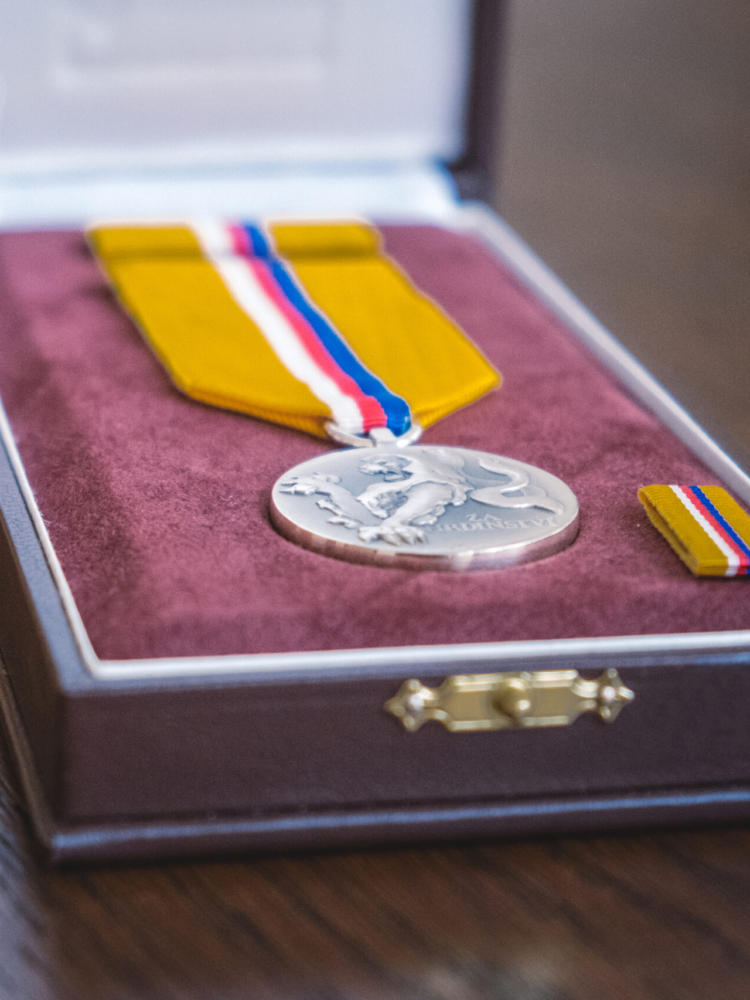 Medaile za hrdinství in memoriam pro Marka Frauwirtha