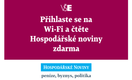 Mediální partnerství s Hospodářskými novinami: Čtěte placené články zdarma přes eduroam!