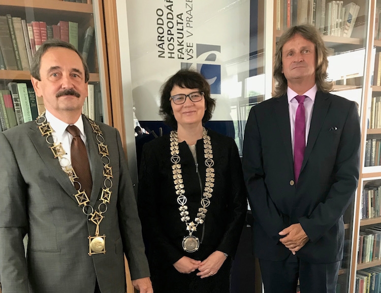 Inaugurace děkana Národohospodářské fakulty