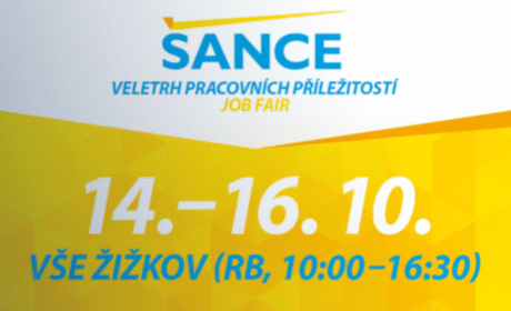 Veletrh pracovních příležitostí ŠANCE – 14. – 16. října 2025!