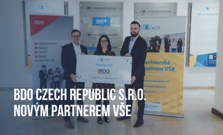 Společnost BDO Czech Republic s.r.o. se stala novým Partnerem VŠE