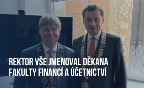 Rektor VŠE jmenoval děkana Fakulty financí a účetnictví – i v dalším období ji povede prof. Petr Musílek