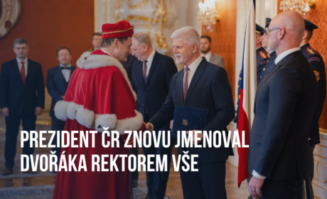 Prezident ČR znovu jmenoval doc. Petra Dvořáka rektorem Vysoké školy ekonomické v Praze