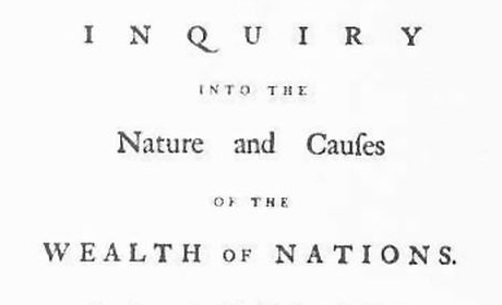 9. březen 1776 – 250 let od vydání knihy Bohatství národů a vzniku moderní ekonomie