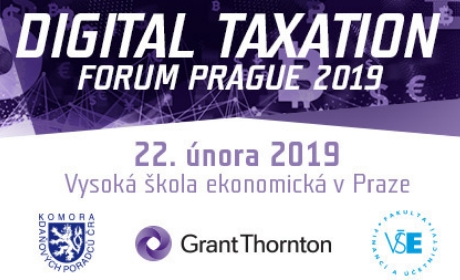 Konference: Digital Taxation Forum Prague 2019 /22. 2./