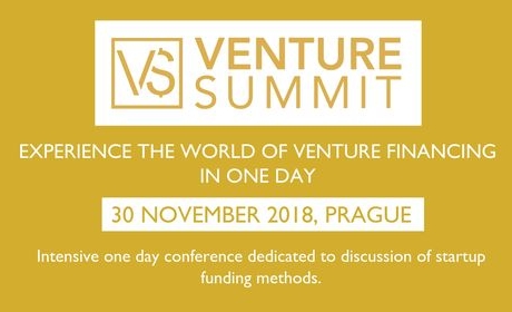 VENTURE SUMMIT 2018: Objevte svět financování startupů během jednoho dne /30.11./