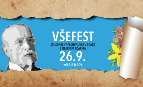Studentský festival VŠEFEST oslaví začátek semestru i 100 let republiky /26.9./