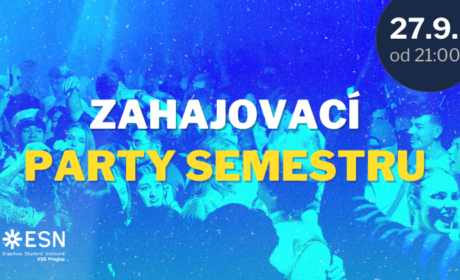 Zahajovací party semestru od ESN VSE Prague